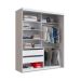 Guarda-Roupa Solteiro Ávila 2 Portas 2 Gavetas Branco