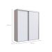 Guarda-Roupa Solteiro Ávila 2 Portas 2 Gavetas Branco