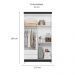 Guarda-Roupa Solteiro Âmbar Flex 4 Portas 2 Gavetas Branco