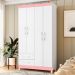Guarda-Roupa Solteiro Âmbar Flex 4 Portas 2 Gavetas Branco