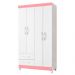 Guarda-Roupa Solteiro Âmbar Flex 4 Portas 2 Gavetas Branco
