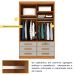 Guarda-Roupa Solteiro Chicago 2 PT 6 GV Cinamomo e Off White