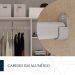 Guarda-Roupa Solteiro Coimbra Flex 3 Portas 3 Gavetas Freijó e Off white