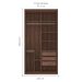 Guarda-Roupa Solteiro Elite 2 Portas 3 Gavetas Capuccino