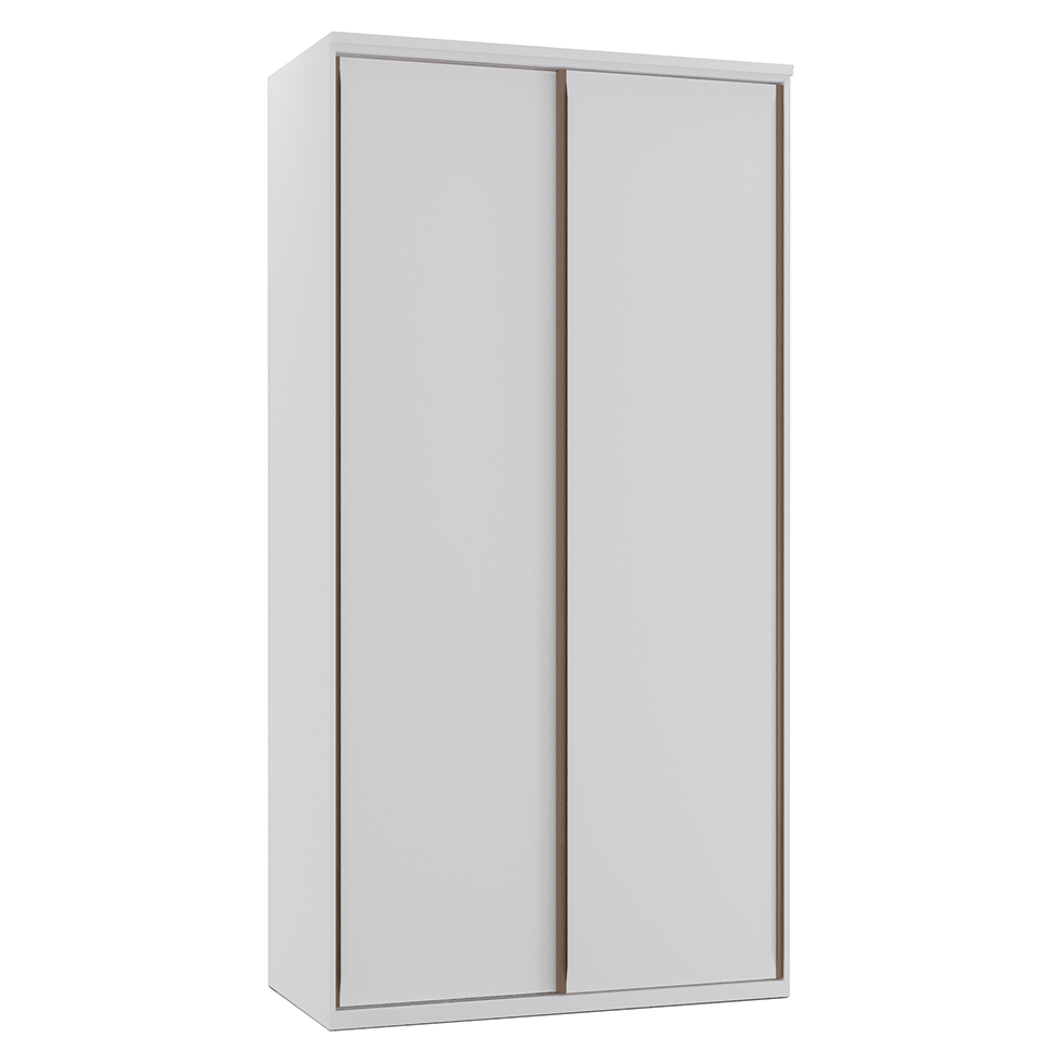 Guarda-Roupa Solteiro EliteI 2 PT 3 GV Branco