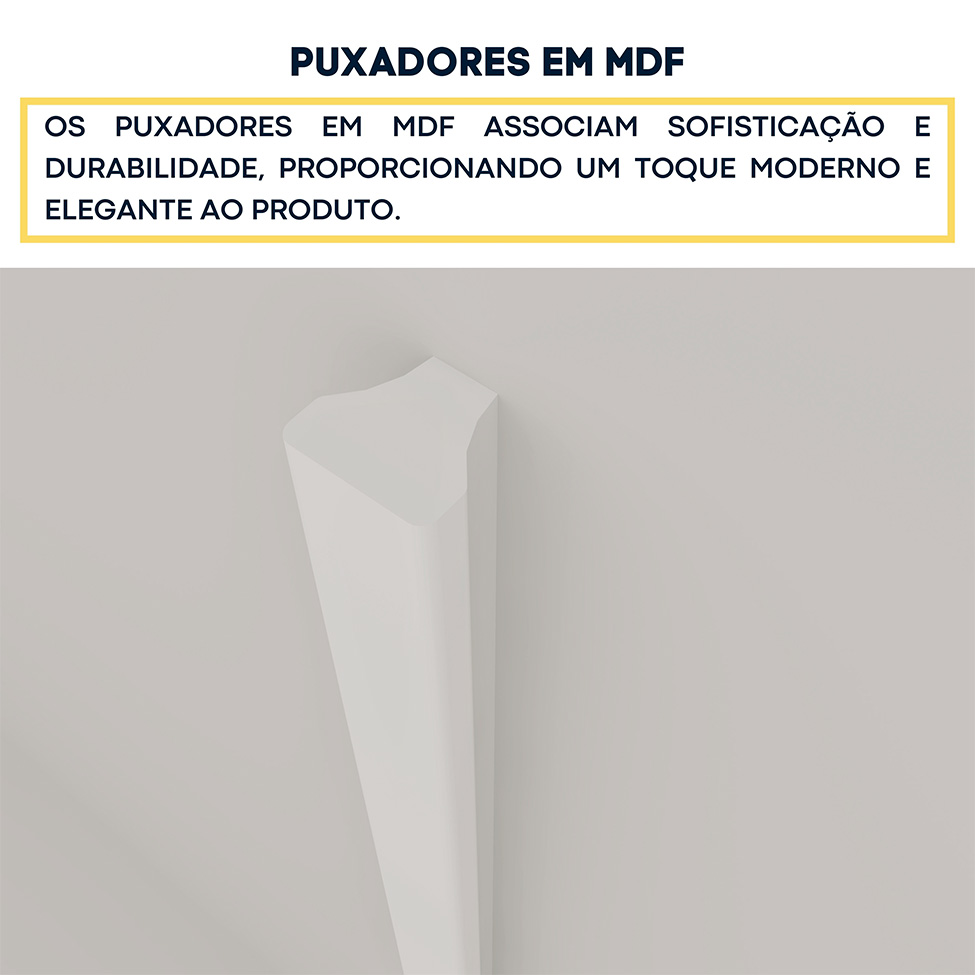 Guarda-Roupa Solteiro Firenze 2 Portas 2 Gavetas Neve