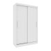 Guarda-Roupa Solteiro Firenze 2 Portas 2 Gavetas Neve