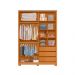 Guarda-Roupa Solteiro Frizatto Flex 2 Portas 3 Gavetas Cinamomo e Off White