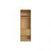 Guarda-Roupa Solteiro Infinity 2 PT 3 GV Savana e Branco