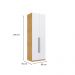 Guarda-Roupa Solteiro Infinity 2 PT 3 GV Savana e Branco