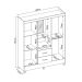 Guarda-Roupa Solteiro Lord 4 Portas 2 Gavetas Café