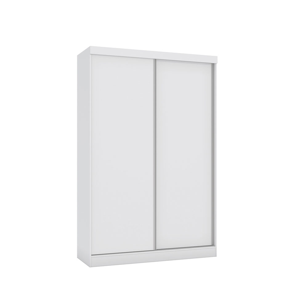 Guarda-Roupa Solteiro Lorena 2 Portas 2 Gavetas Branco