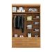 Guarda-Roupa Solteiro Majestic 4 Portas 4 Gavetas Freijó