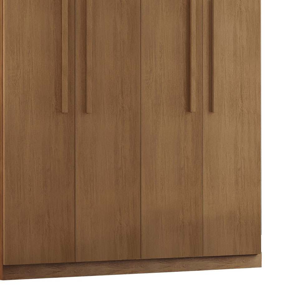 Guarda-Roupa Solteiro Malibu 4 PT 2 GV Imbuia