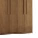 Guarda-Roupa Solteiro Malibu 4 Portas 2 Gavetas Imbuia