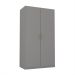 Guarda-Roupa Solteiro Marsala 2 Portas 3 Gavetas Cinza