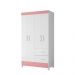 Guarda-Roupa Solteiro Mobi Flex 4 Portas 2 Gavetas Branco