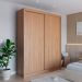 Guarda-Roupa Solteiro Montclair Flex 2 Portas 4 Gavetas Off White e Canela