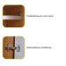 Guarda-Roupa Solteiro Oregon I 4 Portas 2 Gavetas Cinamomo e Off White
