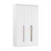 Guarda-Roupa Solteiro Originale 3 Portas 3 Gavetas Branco 134 cm