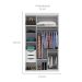 Guarda-Roupa Solteiro Originale 3 Portas 3 Gavetas Branco 134 cm