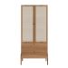 Guarda-Roupa Solteiro Oslo 2 Portas 2 Gavetas Hanover e Roble