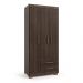 Guarda-Roupa Solteiro Primacy 3 Portas 2 Gavetas Capuccino Wood