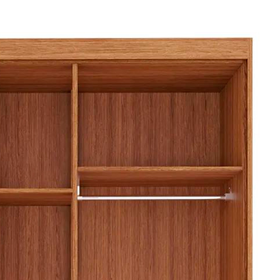Guarda-Roupa Solteiro Primacy 3 Portas 2 Gavetas Freijó