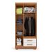 Guarda-Roupa Solteiro Primacy 3 Portas 2 Gavetas Freijó Wood e Off White