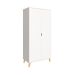 Guarda-Roupa Solteiro Puma 2 PT Branco