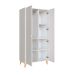 Guarda-Roupa Solteiro Puma 2 PT Branco