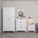 Guarda-Roupa Solteiro Puma 2 PT Branco