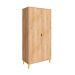 Guarda-Roupa Solteiro Puma 2 Portas Amadeirado