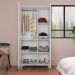 Guarda-Roupa Solteiro Puma 2 Portas Branco