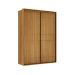 Guarda-Roupa Solteiro Qualitá 100% MDF 2 Portas 3 Gavetas Freijó