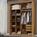 Guarda-Roupa Solteiro Qualitá 100% MDF 2 Portas 3 Gavetas Freijó