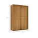 Guarda-Roupa Solteiro Qualitá 100% MDF 2 Portas 3 Gavetas Freijó