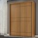 Guarda-Roupa Solteiro Qualitá 100% MDF 2 Portas 3 Gavetas Freijó