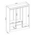 Guarda-Roupa Solteiro Sória 6 Portas 2 Gavetas Amêndola e Off White