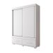 Guarda-Roupa Solteiro Sereno 2 Portas 2 Gavetas Branco