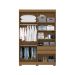 Guarda-Roupa Solteiro Sidney 4 Portas 2 Gavetas Atacama
