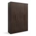Guarda-Roupa Solteiro Supreme 4 Portas 2 Gavetas Capuccino Wood