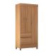 Guarda-Roupa Solteiro Wind 3 Portas 2 Gavetas Amêndola