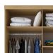 Guarda-Roupa Solteiro com 1 Espelho Lugano 2 Portas 2 Gavetas Carvalho