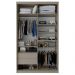 Guarda-Roupa Solteiro com 2 Espelhos Geneve 2 Portas 2 Gavetas Bege