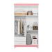 Guarda-Roupa Solteiro com Espelho Âmbar Flex 4 Portas 2 Gavetas Branco