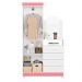 Guarda-Roupa Solteiro com Espelho Capri Flex 2 Portas 4 Gavetas Branco