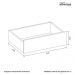 Guarda-Roupa Solteiro com Espelho Capri Flex 2 Portas 4 Gavetas Branco