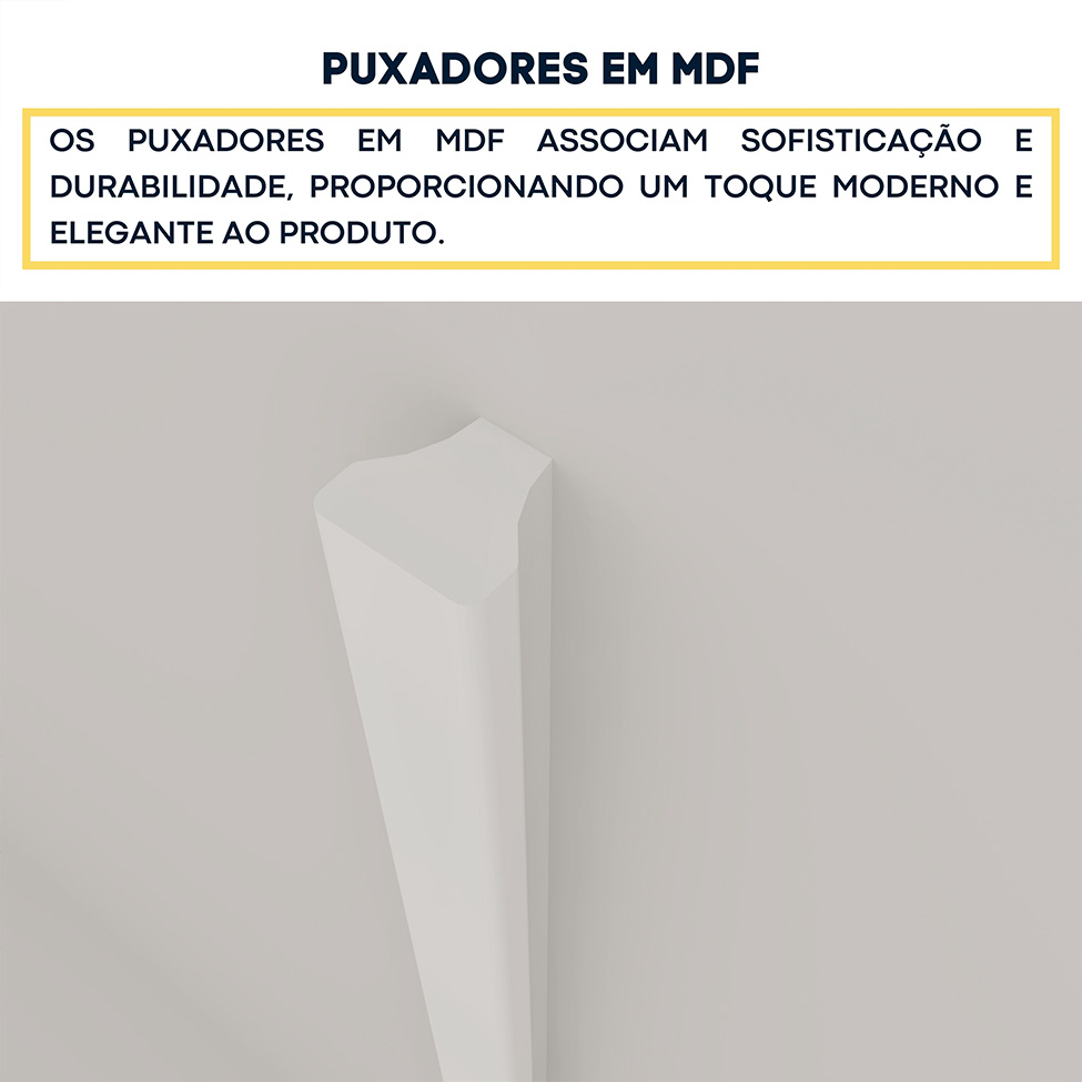 Guarda-Roupa Solteiro com Espelho Chicago 2 Portas 6 Gavetas Neve