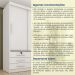 Guarda-Roupa Solteiro com Espelho Chicago 2 Portas 6 Gavetas Neve